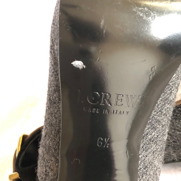 J.Crew Flannery Platform Peep Toe Pumps Size 6.5 - Picture 6 of 8